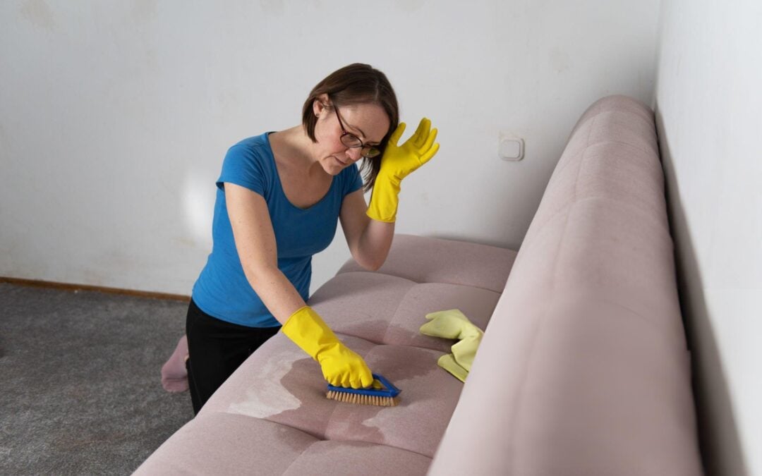 stain on upholstery