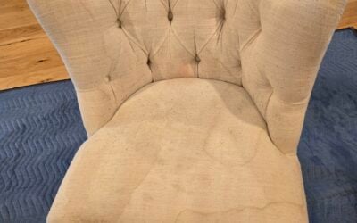 Upholstery Stain Rescue: Lisa’s Chair Revival in Mississauga, ON