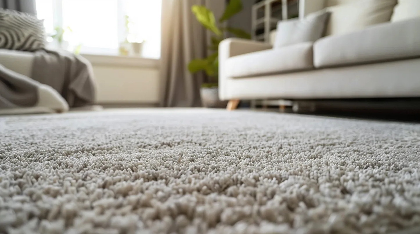 clean living room carpet